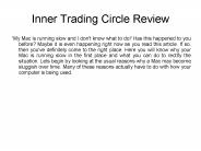 Inner Trading Circle Review