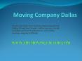 Best moving company Dallas PowerPoint PPT Presentation