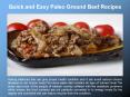 Quick Paleo Ground Beef Recipes PowerPoint PPT Presentation