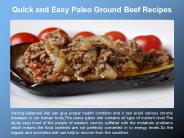 Quick Paleo Ground Beef Recipes