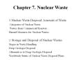 Chapter 7. Nuclear Waste PowerPoint PPT Presentation