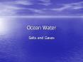 Ocean Water PowerPoint PPT Presentation
