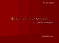 STO LET SAMOTE PowerPoint PPT Presentation