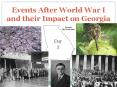 Events After World War I and their Impact on Georgia PowerPoint PPT Presentation