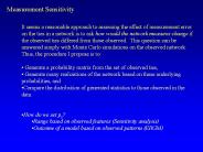 Measurement Sensitivity