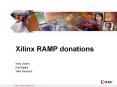 Xilinx RAMP donations PowerPoint PPT Presentation