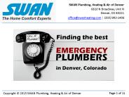Find The Best Emergency Denver Plumbers