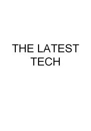 THE LATEST TECH