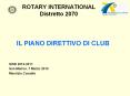ROTARY INTERNATIONAL Distretto 2070 PowerPoint PPT Presentation