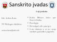 Sanskrito ivadas PowerPoint PPT Presentation