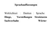 Sprachauffassungen