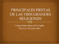 PRINCIPALES FIESTAS DE LAS TRES GRANDES RELIGIONES PowerPoint PPT Presentation