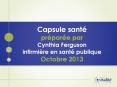 Capsule sant PowerPoint PPT Presentation