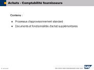 Achats - Comptabilit