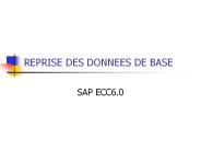 REPRISE DES DONNEES DE BASE