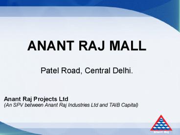 Anant Raj Projects Ltd