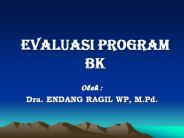 EVALUASI PROGRAM BK