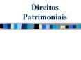 Direitos Patrimoniais PowerPoint PPT Presentation