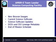 AMSR-E Team Leader Science Computing Facility