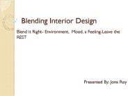 Blending Interior Design