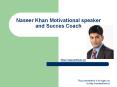 Motivational Speaker And Succes Coach PowerPoint PPT Presentation