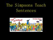 The Simpsons Teach Sentences