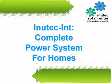 Solar Power System Indonesia