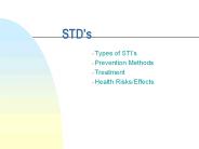 STD's
