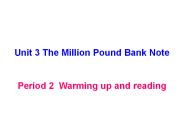 Unit 3 The Million Pound Bank Note