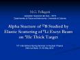 Alpha Stucture of 12B Studied by Elastic Scattering of 8Li Excyt Beam on 4He Thick Target PowerPoint PPT Presentation