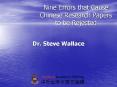 Nine Errors that Cause Chinese Research Papers to be Rejected (1) PowerPoint PPT Presentation