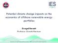 Potential climate change impacts on the economics of offshore renewable energy portfolios PowerPoint PPT Presentation