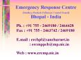 Emergency Response Centre (Madhya Pradesh Pollution Control Board) Bhopal - India PowerPoint PPT Presentation