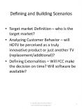Defining and Building Scenarios PowerPoint PPT Presentation