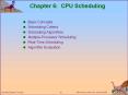 Chapter 6: CPU Scheduling PowerPoint PPT Presentation