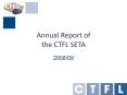 Annual Report of the CTFL SETA PowerPoint PPT Presentation