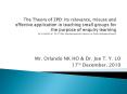 The Theory of ZPD: Its relevance, misuse and effective application in teaching small groups for the purpose of enquiry learning As presented at: The 2nd East Asian International Conference on Teacher Education Research PowerPoint PPT Presentation