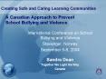 A Canadian Approach to Prevent School Bullying and Violence PowerPoint PPT Presentation