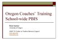 Oregon Coaches PowerPoint PPT Presentation