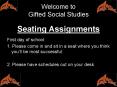 Welcome to Gifted Social Studies PowerPoint PPT Presentation