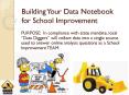Building Your Data Notebook for School Improvement PowerPoint PPT Presentation