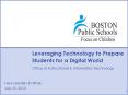Leveraging Technology to Prepare Students for a Digital World PowerPoint PPT Presentation