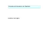 Prosodie und Intonation: ein 