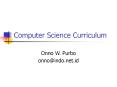 Computer Science Curriculum PowerPoint PPT Presentation