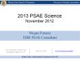 2013 PSAE Science PowerPoint Presentation PowerPoint PPT Presentation