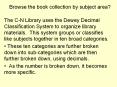 Browse the book collection by subject area? PowerPoint PPT Presentation