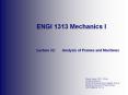 ENGI 1313 Mechanics I PowerPoint PPT Presentation