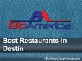 Best Restaurants In Destin PowerPoint PPT Presentation