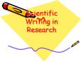 Scientific%20Writing%20in%20Research PowerPoint PPT Presentation