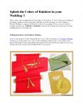 Splash the colors of Rainbow in your Wedding PowerPoint PPT Presentation